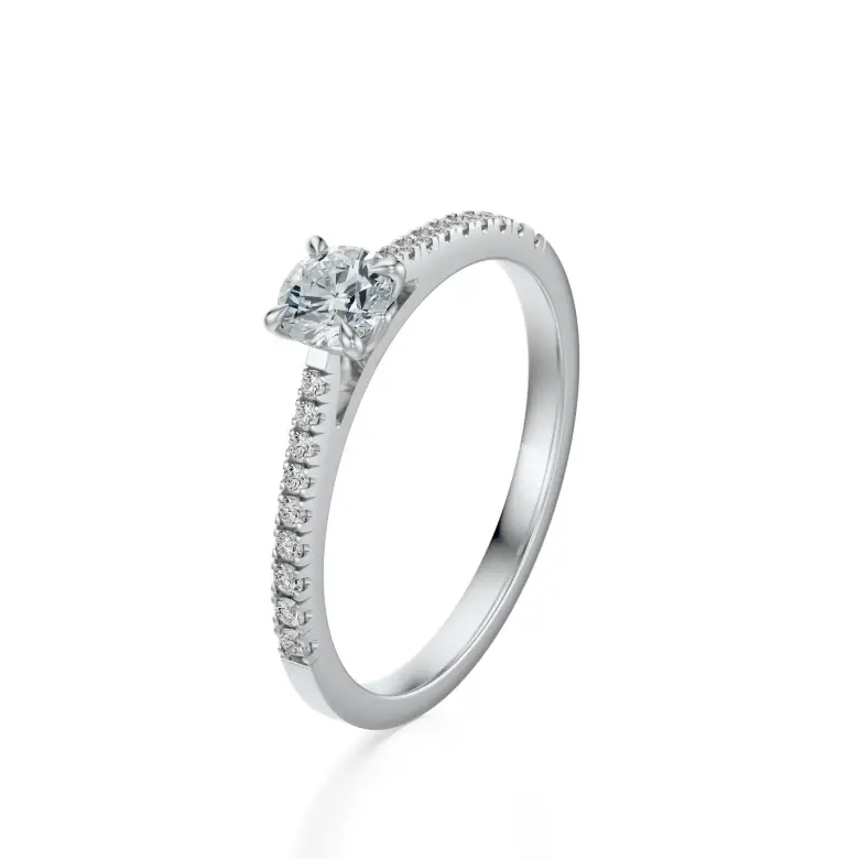 Pierścionek białe złoto z diamentami AJPZ_079